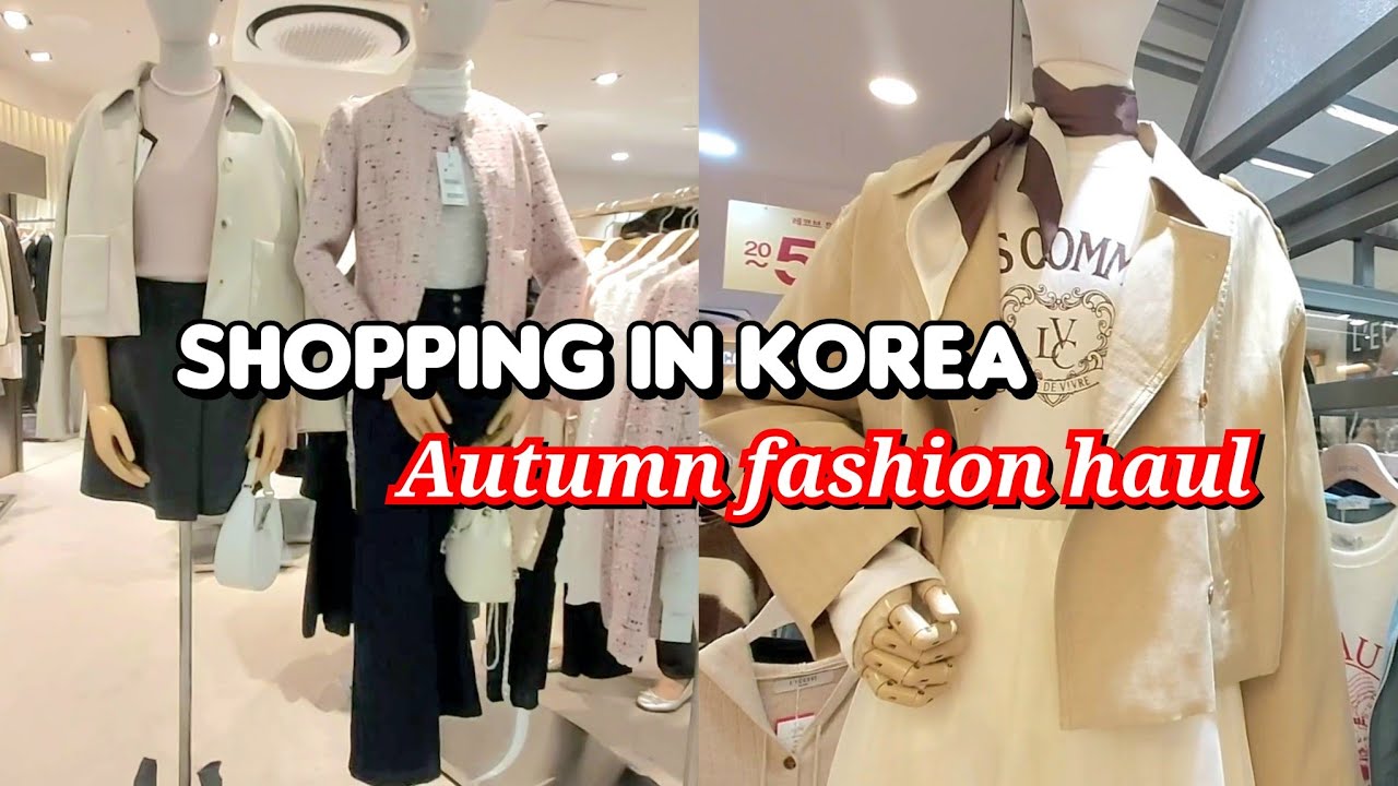 GOTOMALL Autumn korean fashion & korean accessories haul 🛍 shopping in korea 🇰🇷 vlog