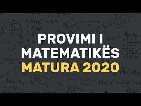 Zgjidhje e Provimit | Matura 2020 | Përgatitje për Provim | Matematikë