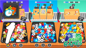 Match & Sort 3D Gameplay #1 All Levels (Android, IOS)