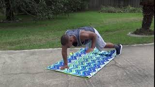 Alternate Arm Plank Row