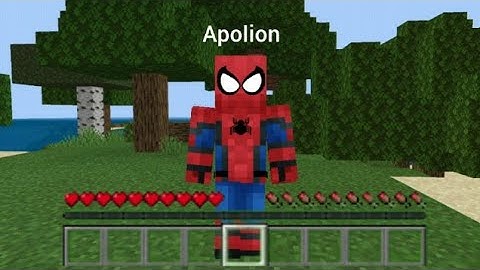 Minecraft Spider-Man command block tutorial