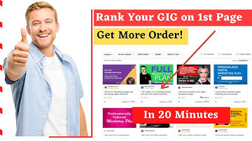 Fiverr Gig Ranking: How to Optimize Gig for 1st Page Ranking | Best Practices in 2021
