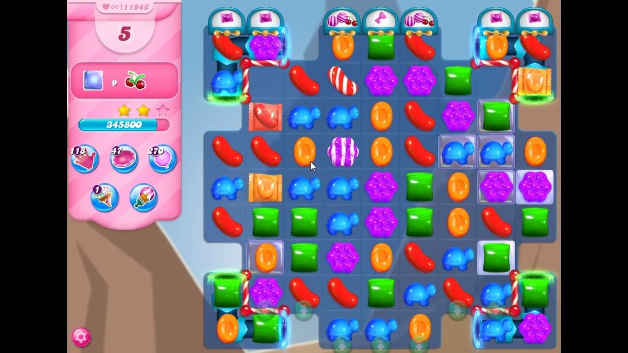 キャンディキャンディ ベルト Candy Crush Saga Level 11946 - NO BOOSTERS | SKILLGAMING