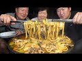 솥뚜껑에 야채 가득 넣은 차돌박이 짬뽕!! (Jjamppong with Beef brisket) 요리&먹방!! - Mukbang eating show