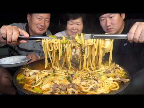 (Jjamppong <strong>with</strong> <strong>Beef</strong> brisket) 요리&amp;amp;먹방!! - Mukbang eating <strong>show</strong>