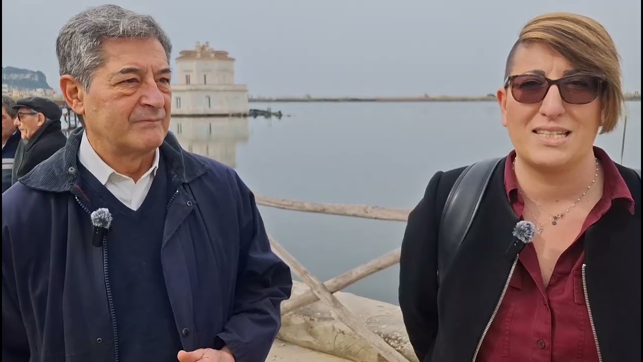 INAUGURAZIONE PASSEGGIATA SUL LAGO FUSARO le interviste al sindaco  Francesca di Meo Paolo Di Pinto.