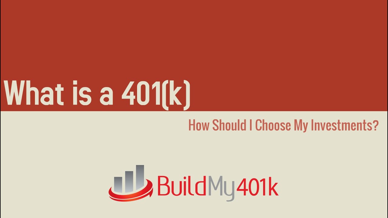 How Should I Choose My 401(k) Investments? YouTube