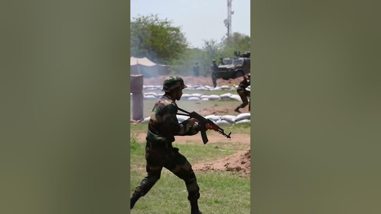 Indian Army Soldiers Live Fire Drill with AK-47 | Military Training in 8K Ultra HD#IndianArmy