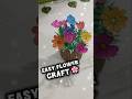 Easy paper flower craft #shorts #craft #diy #papercraft #creative