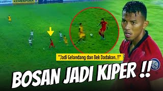 Viral Kiper Persib Kejar Bola Sampai Tengah Lapangan !! Aksi Gila Teja Pakualam di Liga 1 Indonesia