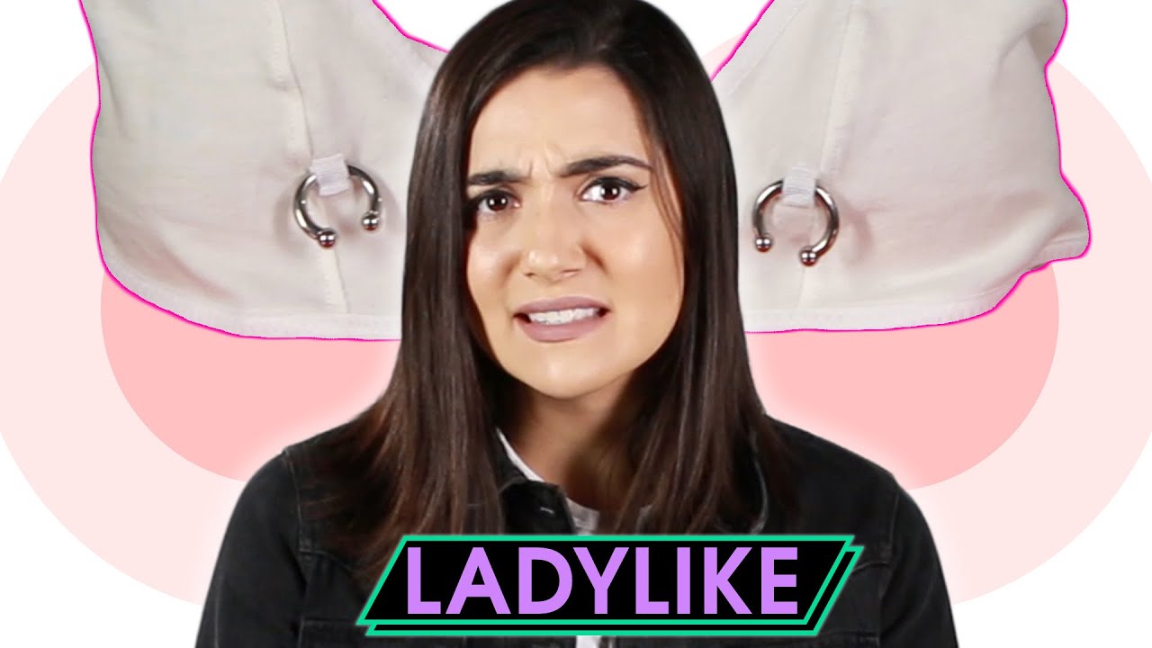 Women Try Fake Nipple Rings • Ladylike