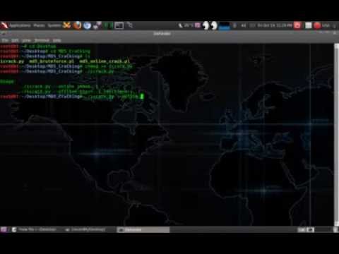 How to CraCk MD5 hash passwords on Backtrack 5 r3     YouTube