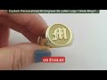 Custom Personalized 3D Engrave 26 Letter Logo 15mm Ring For... â€” Top Pick 2026 | Unbeatable Price!