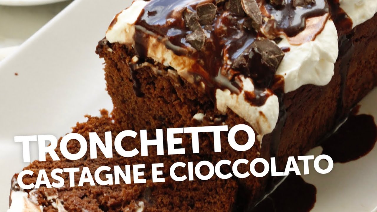 TRONCHETTO DI CASTAGNE E CIOCCOLATO 🍫 Una torta dai sapori antichi