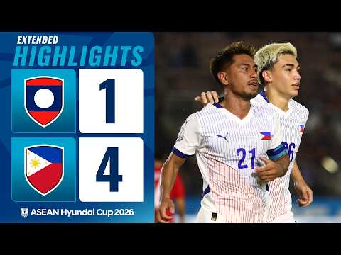 Laos 1-4 Philippines | ASEAN Hyundai Cup 2026 | Extended Highlights — football highlights