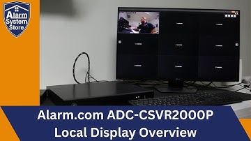 Alarm.com ADC-CSVR2000P Local Display Overview