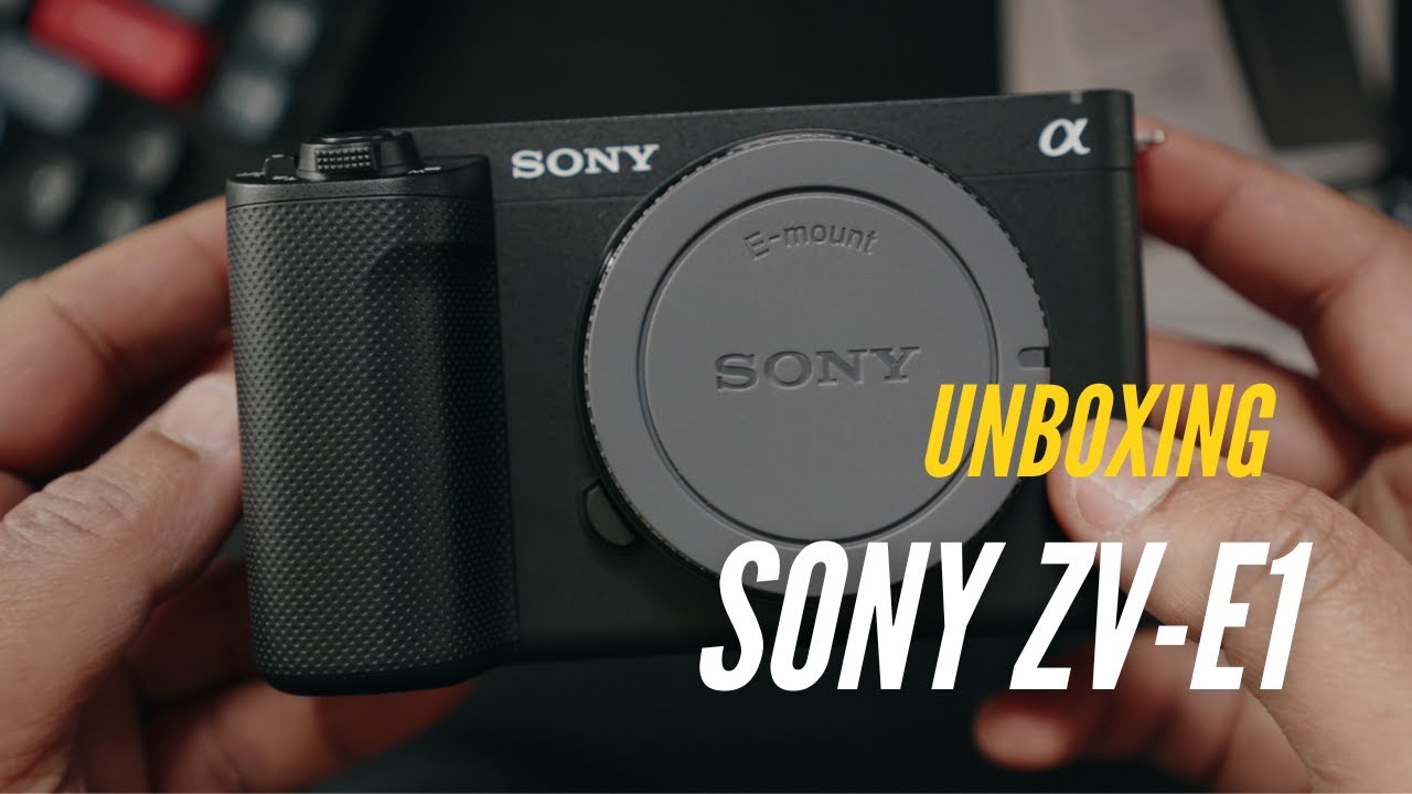 Sony ZV-E1 unboxing - YouTube