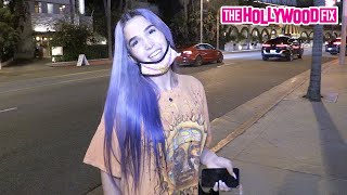 Lilah Gibney Speaks On Bryce Hall's 21st Birthday Party While Arriving With Friends To Saddle Ranch