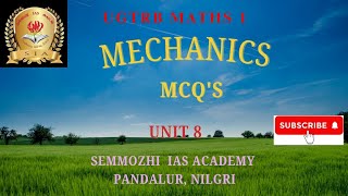 Mechanics question discussion- UG TRB Maths 1 SIA screenshot 5