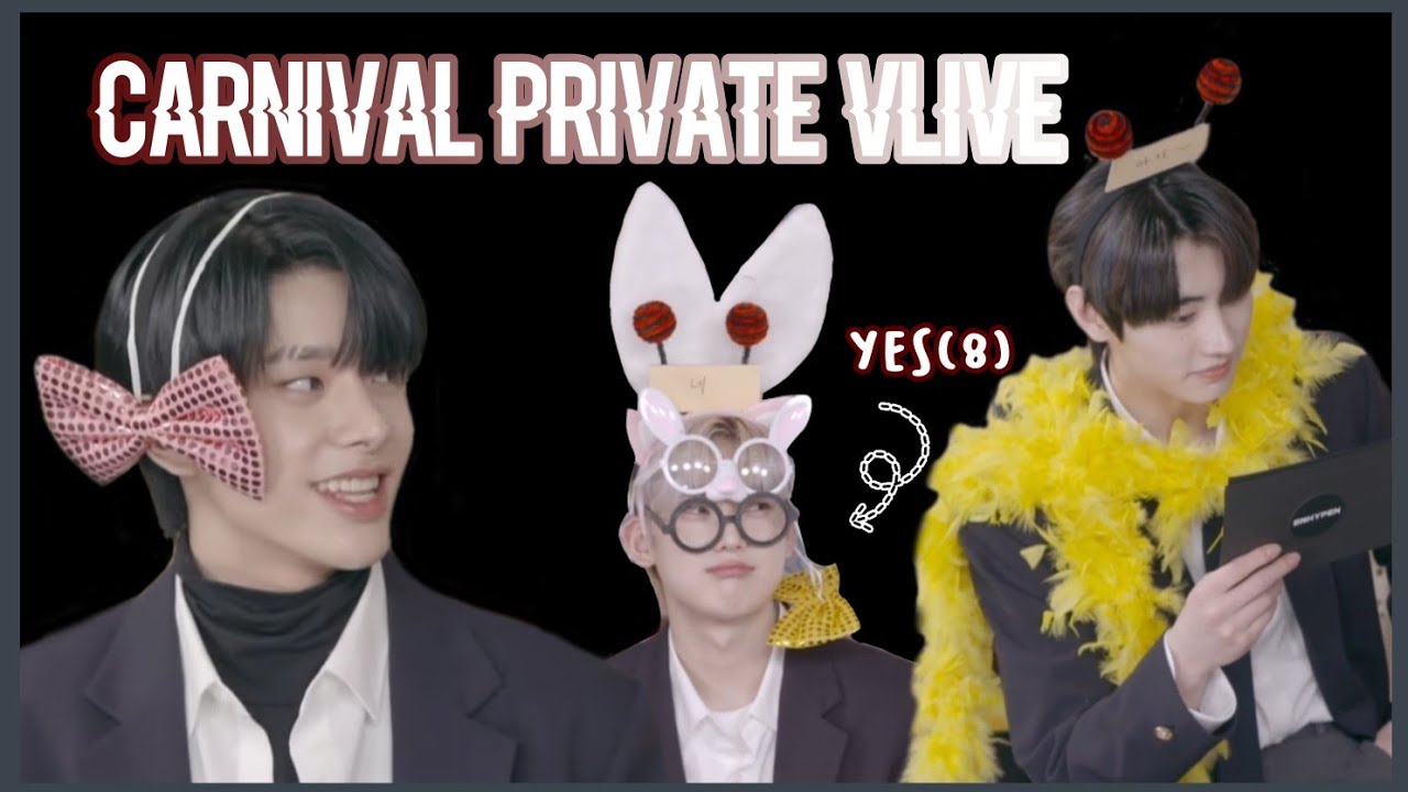 ⁀➷Taboo Game | ENHYPEN Carnival Private Vlive [ ENG SUB ] // EN- VLIVE
