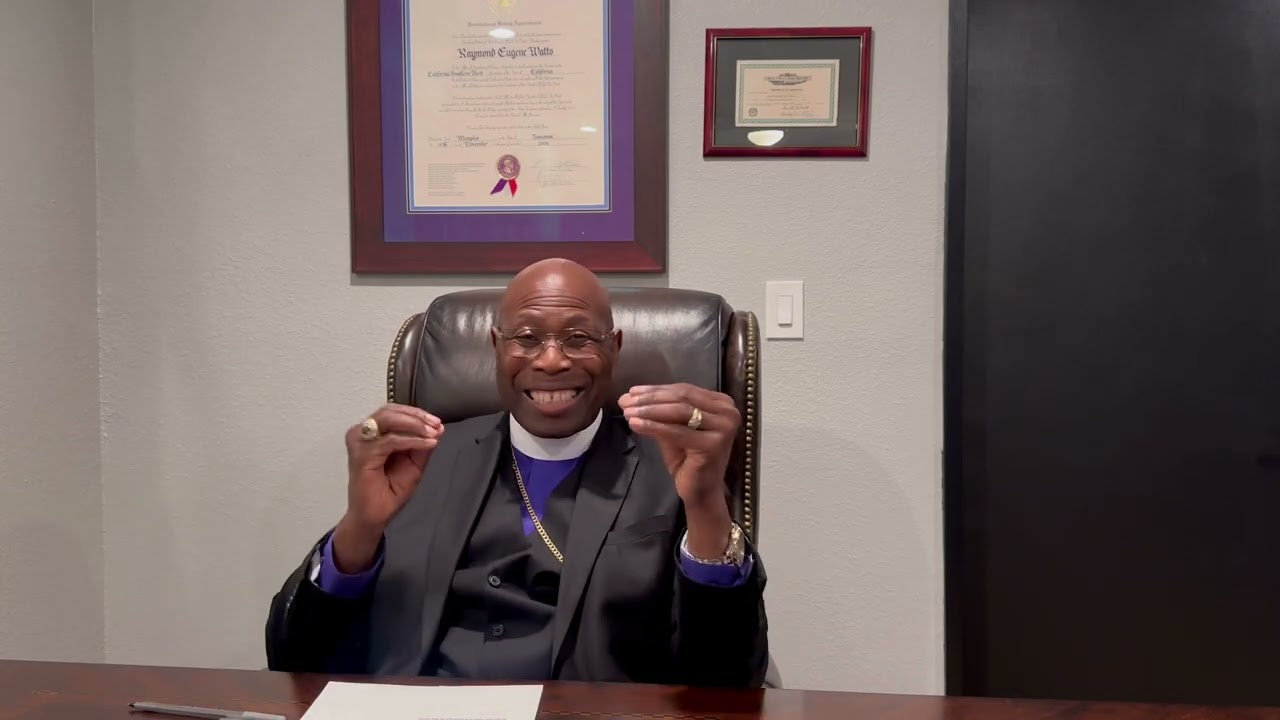 Bishop Raymond E. Watts with a special prayer for your loved ones.