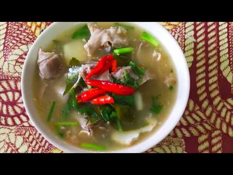 ต้มแซ่บหมูรสเด็ดสูตรอาหารไทย