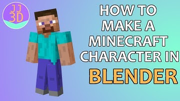 How To Make a Minecraft Character in Blender Part 1