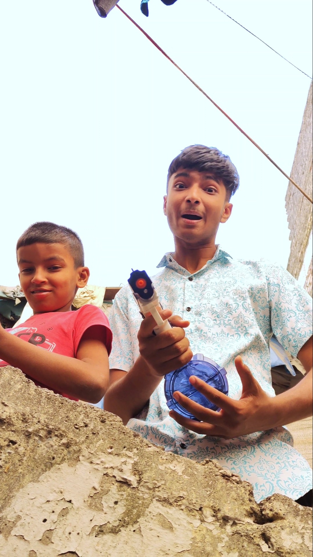 Choto Ko Bachya Mene Holi Me ?? #shorts