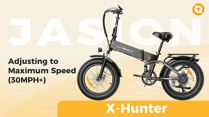 JasionBike® X-Hunter: Video Tutorial on Adjusting to Maximum Speed (30MPH+)