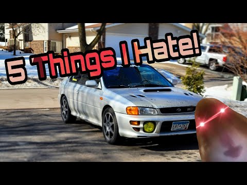 5 Things I Hate About My Subaru GC8. RARE CAR!!