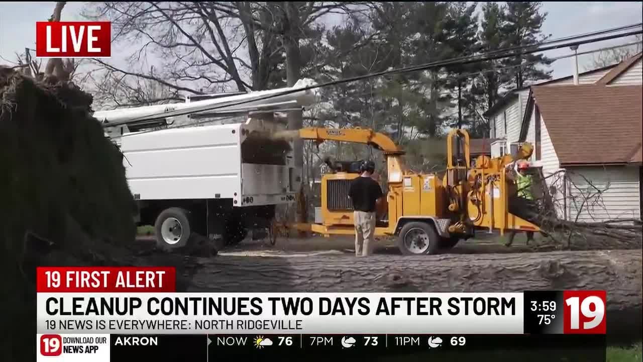 Cleanup continues two days after storms - YouTube