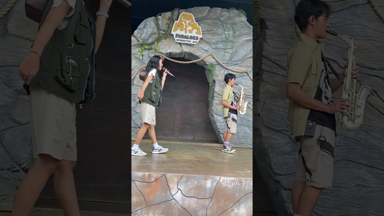 Aksaradjiwa live music di suraloka zoo bersama pocari sweat