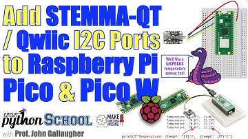 Raspberry Pi Pico & STEMMA QT / Qwiic + Using a Temperature Sensor & Formatting Numbers