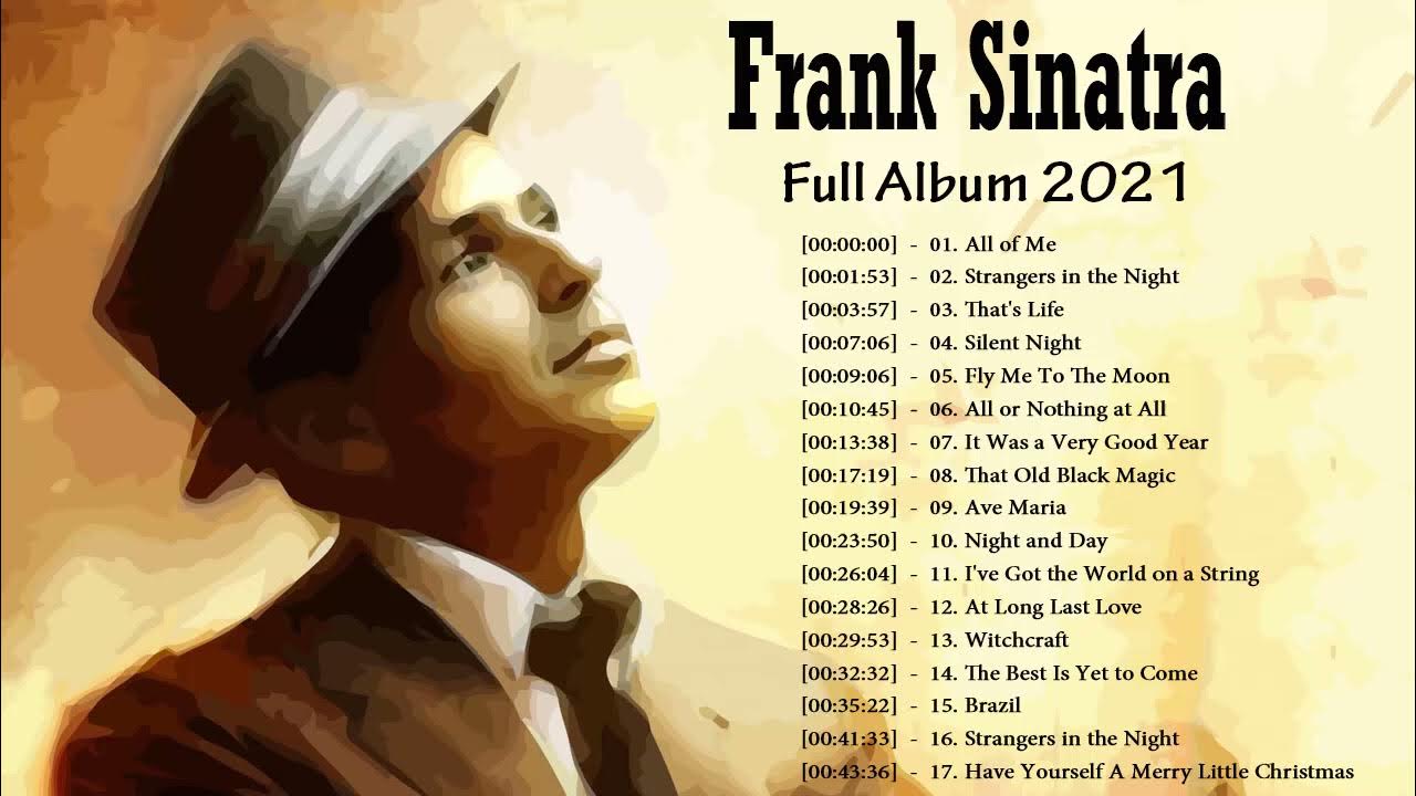Frank Sinatra taking hat off. Sinatra the world we