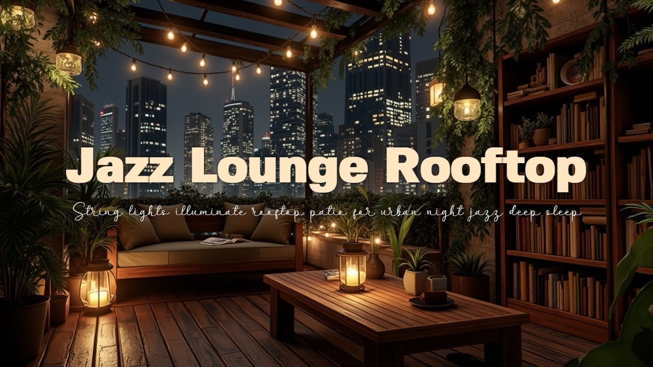 Погружной Городской Ночной Джаз - Лаунж-музыка для Глубокого Сна, Учебы и Расслабляющей Атмосферы