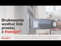 🇵🇱 Drukarka ręczna Handjet® – drukowanie wzdłuż linii prostej