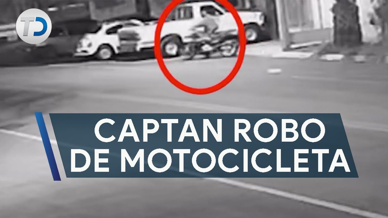 C maras captan el robo de motocicleta en torre n youtube