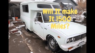 Attempting To Drive A Sight Unseen 1976 Toyota Chinook 1500 Miles