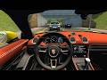2020 Porsche 718 Boxster Spyder City Car Driving Steering 