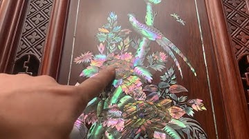 Giao liu bộ tranh tứ quý khảm ốc nước 2 của sigapore chỉ có 11 triệu thôi ạ#tranh khảm ốc