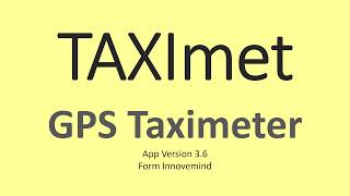 TAXImet app user guide v3.6 screenshot 5