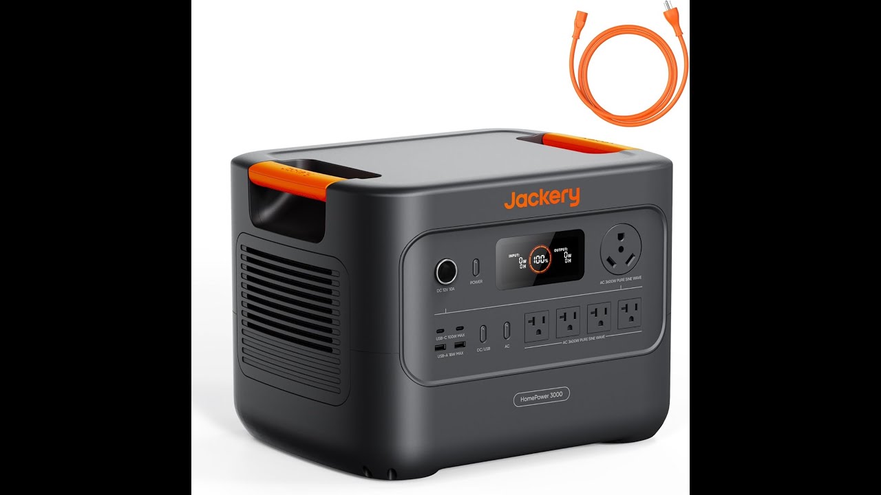 Jackery HomePower 3000 | Best Portable Power Station for Power Outages