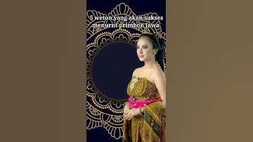 5 weton yang akan sukses menurut primbon Jawa