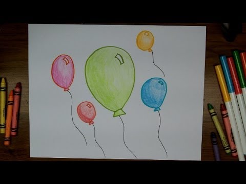 How To Draw An Air Balloon Step By Step  Hot Air Balloon Drawing Easy   YouTube