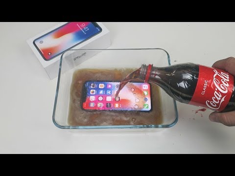 iPhone X vs Coca Cola TEST