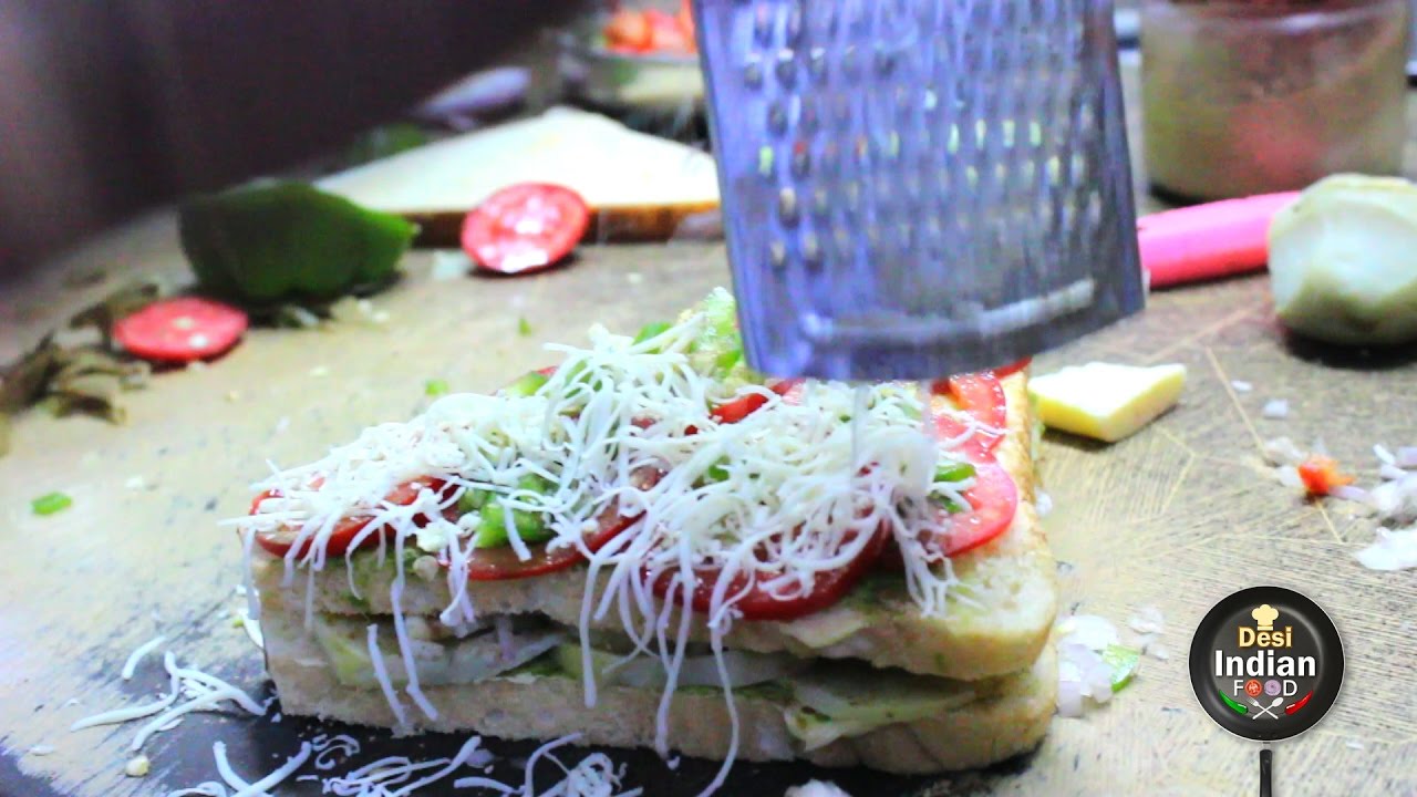 Indian Street Food | Sandwich and Veg Frankie | Desi Indian Food