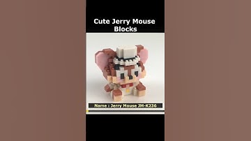Jerry Mouse K236 Mini Blocks Preview #lego #brick #miniblock #nanoblock