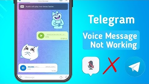How To Fix Telegram Voice Message Not Working