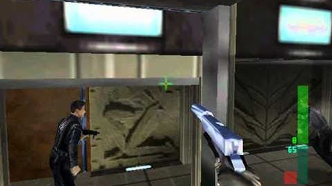 Perfect Dark 64 Gameplay (1. dataDyne Defection)
