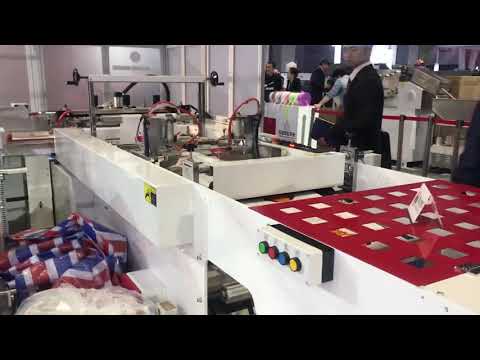 CW-500ZD bottom seal loop handle bag making machine